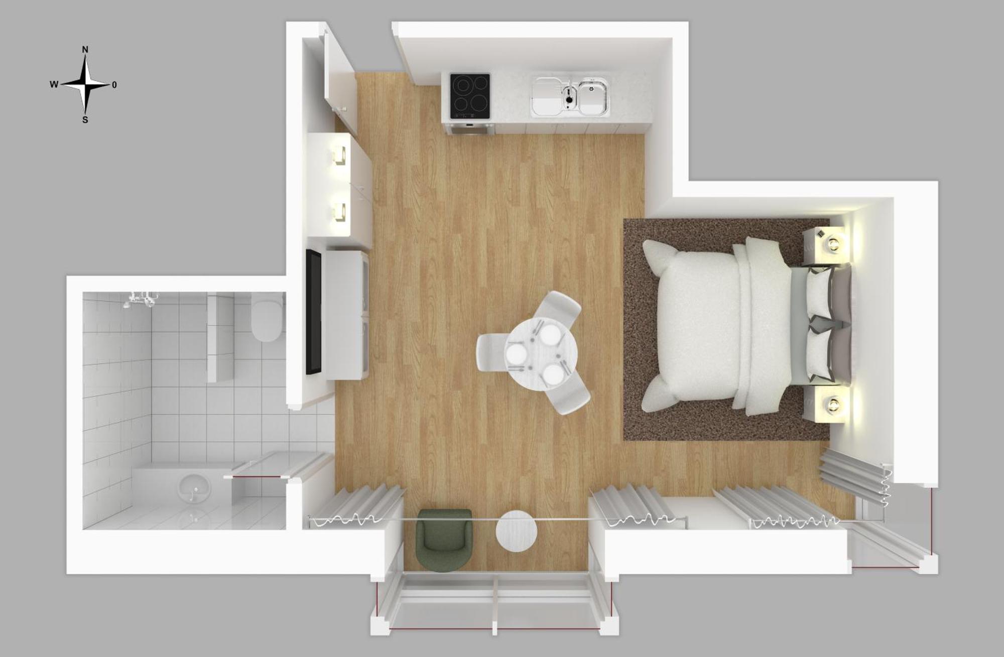 Hasbergen Moderne Neue Apartments Zum Wohlfuehlen Im Boardinghouse Bed & Butter מראה חיצוני תמונה
