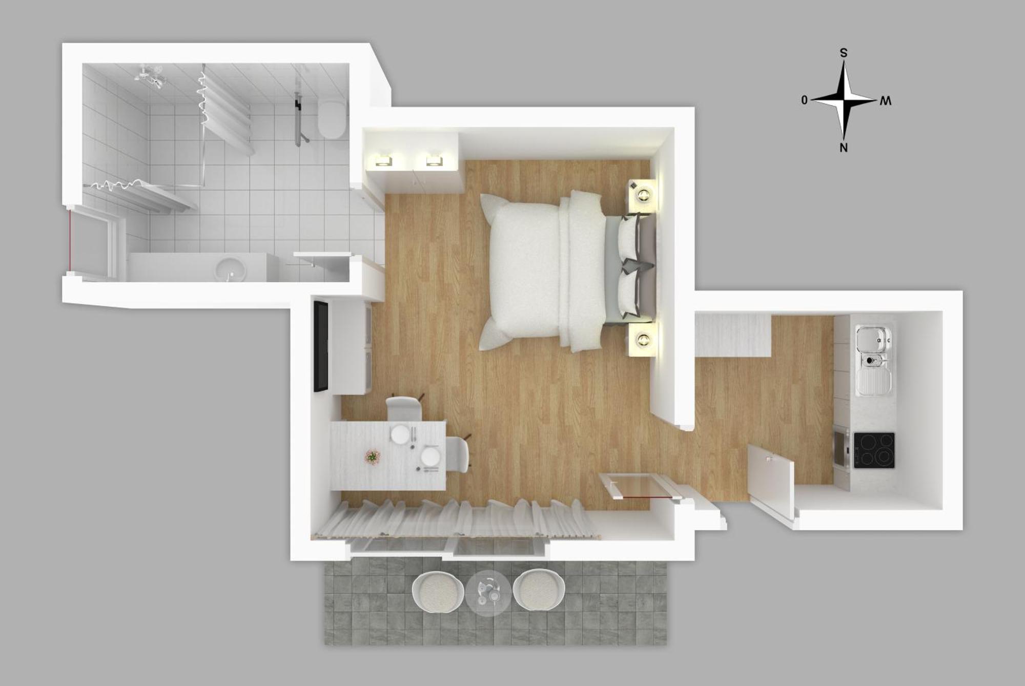 Hasbergen Moderne Neue Apartments Zum Wohlfuehlen Im Boardinghouse Bed & Butter מראה חיצוני תמונה
